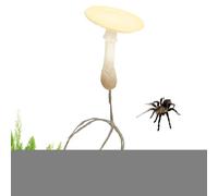 Jumping Spider Enclosure Decor - Magnetic Ornament, Mushroom-Shaped Spider Cage Accessory | Habitat Enrichment for Reptiles, Mantis, Scorpions, Small Animals, Tiny Pets, Indoor Terrarium, Home, Exotic