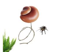 Jumping Spider Enclosure Decor - Resin Magnetic Ornament, Mini Mushroom Cage Accessory, Colorful Habitat Decoration for Terrariums | Reptile Mantis Scorpion Small Animal Tiny Pet Cage Enhancement