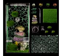 Jumping Spider Enclosure Kit, Clear Acrylic Terrarium,Insect & Bug Habitat