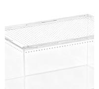 Jumping Spider Enclosure - Leakproof Terrarium Habitat with Transparent Ventilation Tarantula Spider Watching Container, Reptile Tank Supporting Frog