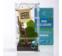 Jumping Spider Habitat, Terrarium Kit - Bug & Spider Cage, Frog & Praying Mantis Enclosure