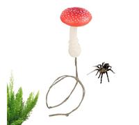 Jumping Spider Hi De Glass Ball, Tool-Free Magnetic Mount, 1piece, Habitat Cloud Plat-form, Mushroom Spider Cage, For Reptile Mantis Scorpion Small Animals Tiny Pets Home Indoor