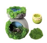 Jumping Spider Hide Jumping Spider Hideout Climbing Platform Handmade Spiders Enclosure Accessories for Small Insects Pets