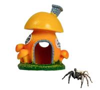 Jumping Spider Hide Mushroom House Jumping Spider Enclosure Accessories Spiders Hiding Habitat for Tarantula Critters Small Insects Bugs 1 PCS
