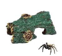 Jumping Spider Hide PVC Bark Jumping Spider Accessories Spiders Hide Habitat for Tarantula Critters Small Bugs Insects 1 Pack