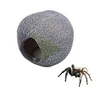 Jumping Spider Hide Resin Stone Hole Jumping Spider Habitat Accessories Spiders Hiding Habitat for Critters Tarantula Bugs Small Insects 1 PCS