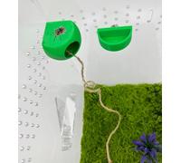 Jumping Spider Hide with Magnets & Jumping Spider Feeding Dish umping Spider Enclosure Accessories Pet Spider Hideout Enclosure Accessories(Not Included The Jumping Spider Terrarium) (Green)