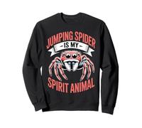 Jumping Spider Is My Spirit Animal Funny Arachnid Lover Pet Sweatshirt