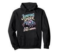 Jumping Spider Is My Spirit Animal Funny Pullover Hoodie