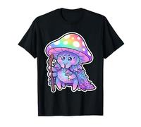 Jumping Spider Mushroom Druid Fantasy Cottagecore Kawaii T-Shirt