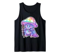 Jumping Spider Mushroom Druid Fantasy Cottagecore Kawaii Tank Top