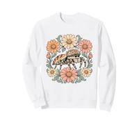 Jumping Spider Nature Art Cute Flower Sweatshirt