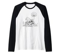 Jumping Spider Nature Art Cute Raglan Baseball Tee