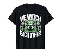 Jumping Spider Owner Eyes Closeup Huge Art Salticidae T-Shirt