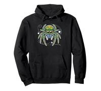 Jumping Spider Pastel Aesthetic Owner Keeper Art Spooder Pullover Hoodie