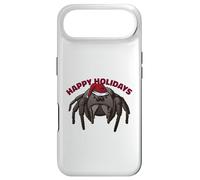 Jumping spider Phidippus regius Happy Holidays Christmas Case for iPhone Air