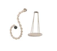 Jumping Spider Rope Bridge Swings, 2 Pack Magnetic Jumping Spiders Climbing Rope Hammock for Small Pet Enclosures Beetles Tiny Pets