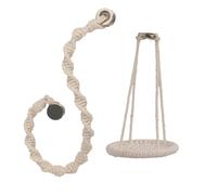 Jumping Spider Rope Bridge Swings, 2 Pack Magnetic Jumping Spiders Climbing Rope Hammock for Small Pet Enclosures Beetles Tiny Pets