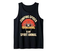 Jumping Spider Spirit Animal Funny Tank Top