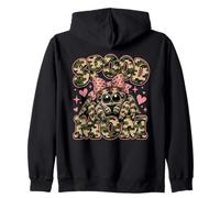 Jumping Spider Spood Mom Spooder Zip Hoodie