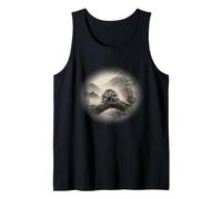 Jumping Spider Sumi-e Mountain Bridge Japan Salticidae Tank Top