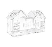Jumping Spider Terrarium,Acrylic Reptile Cage | Reptile Ventilation Enclosure - for Scorpion Gecko Mantise Mantis Frog Spider Tarantula Living Room Office Home Travel
