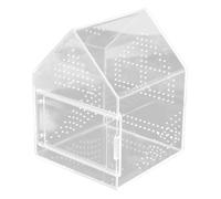 Jumping Spider Terrarium Enclosure 4.72x4.72x4.72inch or 6.69x6.69x8.66inch Acrylic Feeding Breeding Box for Tarantulas Mantises Reptiles- 17cmx17cmx22cm