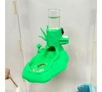 Jumping Spider Water Dispenser, Jumping Spider Hideout,Magnetic Hanging Water Feeder and Hidden Cave,Fence Accessories for Small Animals Such as Jumping Spiders, arboreal Animals, etc. (Green)