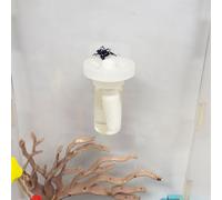 Jumping Spider Water Dispenser, Magnetic Hanging Feeder,Suitable for Jumping Spiders,Tarantulas, Praying Mantises,Arboreal Animals, and Other Small Animal Enclosure Accessories (Transparent, 5ML)