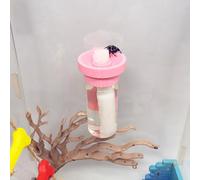 Jumping Spider Water Dispenser, Magnetic Hanging Feeder,Suitable for Jumping Spiders,Tarantulas, Praying Mantises,Arboreal Animals, and Other Small Animal Enclosure Accessories (Pink, 10ML)