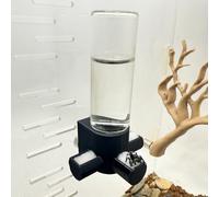 Jumping Spider Water Dispenser, Magnetic Hanging Feeder,Suitable for Jumping Spiders,Tarantulas, Praying Mantises,Arboreal Animals, and Other Small Animal Enclosure Accessories (Black, 15ML)