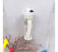 Jumping Spider Water Dispenser, Magnetic Hanging Feeder,Suitable for Jumping Spiders,Tarantulas, Praying Mantises,Arboreal Animals, and Other Small Animal Enclosure Accessories (Transparent, 15ML)
