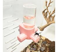 Jumping Spider Water Dispenser, Magnetic Hanging Feeder,Suitable for Jumping Spiders,Tarantulas, Praying Mantises,Arboreal Animals, and Other Small Animal Enclosure Accessories (Pink, 10ML)