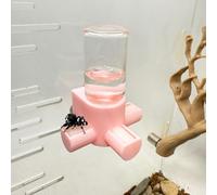 Jumping Spider Water Dispenser, Magnetic Hanging Feeder,Suitable for Jumping Spiders,Tarantulas, Praying Mantises,Arboreal Animals, and Other Small Animal Enclosure Accessories (Pink, 5ML)