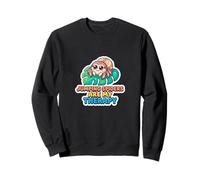 Jumping Spiders Are My Therapy Cute Arachnid Pet Bug Lover Sweatshirt