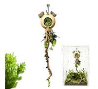 Jumping Spiders Climbing Decoration Reptile Tendril Activity Reptile Climbing Toy for Lizards, Turtles, Hermit Crabs, Bearded Dragons, Frogs, Geckos, Chameleons, King Pythons