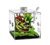 Jumping Spiders Terrarium, Clear Acrylic Breeding Box, Spider Box, for Snails, Catchers, Lizards, Small Animals, Praying Mantis as well as for Indoor Use at Home