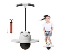 Jumping Trick Ball - Abs Body Panda Styling, Illuminated Motion Globe, Grip Supported Stability , Active Game Coordination Trainer | For Outdoor Recreation Parties