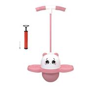 Jumping Trick Ball Toy - Colourful LED Light Panda Shape, Non-Slip Balance Board Game, Bouncing Play Gear | Interactive Birthday Gift For Kids, Christmas Easter Party Activity