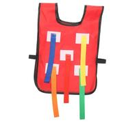 JUMPLAWN 1 set Interactive Tail Game Vest for Outdoor Chasing Game with Bright Colors and Pull Tails Educational Equipment for Preschool Activities and Family Fun