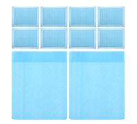 JUMPLAWN 10 Pcs Bird Cage Pads Paper Disposable Water-absorbing Parrot Cage Chassis Pads with Leak-proof and Breathable Design Suitable and Lining