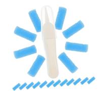 JUMPLAWN 100PCS Baby Nose Suction Device Filters Disposable Nose Cleaner Hygienic Design Essential Baby Care Accessories for Respiratory Health