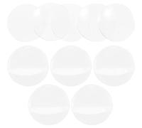 JUMPLAWN 10pcs Acrylic Magnifying Lens Set Replaceable Double Convex Magnifier Lens Accessories Multi-use round Magnifier for Reading and Crafting