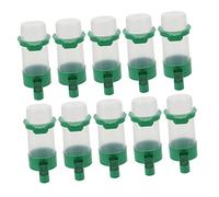 JUMPLAWN 10pcs Automatic Drinking Fountain Pet Birds Water Dispenser Pigeon Feeder for Birds Non-spill Water Bowl for Dogs