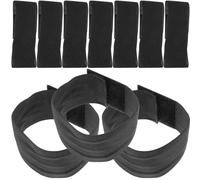 JUMPLAWN 10pcs Black Elastic Mourning Armbands for Funerals and Graveyard Activity, Polyester Material, Not Easy to Deform, Suitable, Football Teams, and Memorial Events
