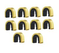 JUMPLAWN 10Pcs Copper Bowstring Clips for Recurve Compound Archery Sturdy String Accessories for Hunting and Target Practice