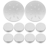 JUMPLAWN 10Pcs Dog Scent Training Case Metal Tin Containers with Ventilated Lids for Explosive Detection and Working Dog Training