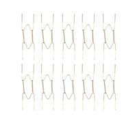 JUMPLAWN 10pcs Inch Invisible Plate Hanger Wire Holder for Wall Decor