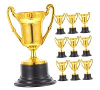 JUMPLAWN 10Pcs Trophy Fun Reward Prizes for Students for School Events Parties and Classroom Incentives for Young Winners