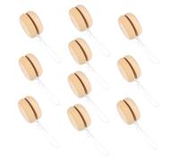 JUMPLAWN 10Pcs Wood Responsive Ball for DIY Painting Creative Parent Activity Educational Boys and Enhancing Motor Skills and Imagination